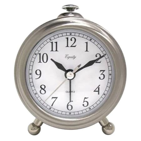 La Crosse Technology La Crosse Technology Ltd 25655 Silver Table Alarm Clock 128876